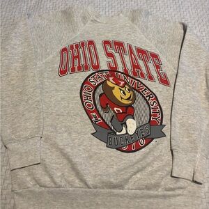 Vintage Ohio State University Crewneck Sweatshirt Size L Tultex Tag